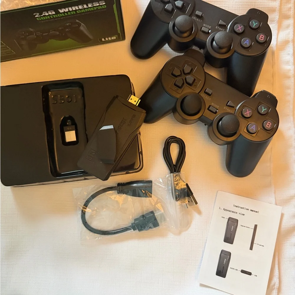 2.4G Wireless Controller Gamepad - Black-Lite